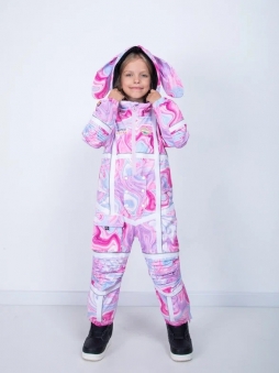 LUCKYBOO Комбинезон SPACE Series PINK RABBIT Размер M (116-128см) 23/24