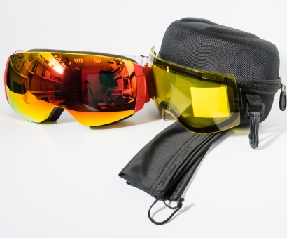 PAZZO Горнолыжная маска ITALIA Gioia RED/YELLOW/RED (22/23)