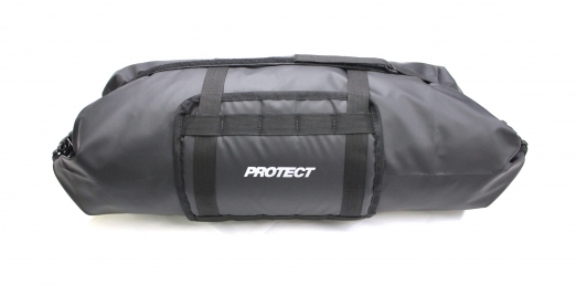 PROTECT Велосумка на багажник до 17 литров, серия Bikepacking, цвет черный (555-673)