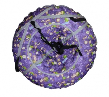 COURSE Надувные санки D110 см с рисунком, без камеры