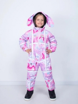 LUCKYBOO Комбинезон SPACE Series PINK RABBIT Размер M (116-128см) 23/24