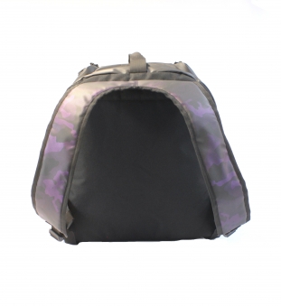 PROTECT Сумка-рюкзак для ботинок горнолыж., сноуборд+шлем+перчатки, цвет фиолетовый принт (999-512)