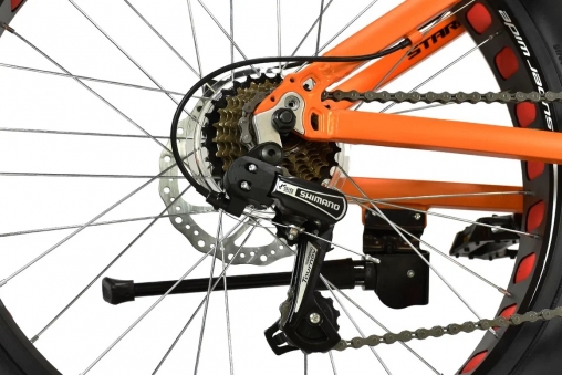 STARK Велосипед Rocket Fat 24.1 D оранжевый/черный 2024