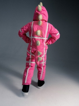 LUCKYBOO Комбинезон SPACE Series PINK DINOSAUR Размер M (116-128см) 23/24