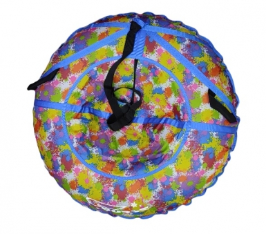 COURSE Надувные санки D110 см с рисунком, без камеры