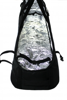 PROTECT Чехол на колесах универсальный горные лыжи или сноуборды 156х30х20 см цвет - черн (999-068)