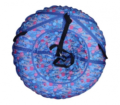 COURSE Надувные санки D110 см с рисунком, без камеры