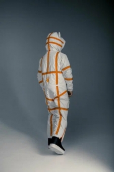 LUCKYBOO Комбинезон SPACE Series WHITE BEAR Размер L (128-140см) 23/24