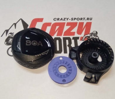 BOA Механизм крепления велообуви с BOA IP1-S Dial B L black арт 2001213