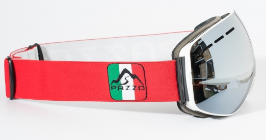 PAZZO Горнолыжная маска ITALIA Calcio BLACK/WHITE/RED (22/23)