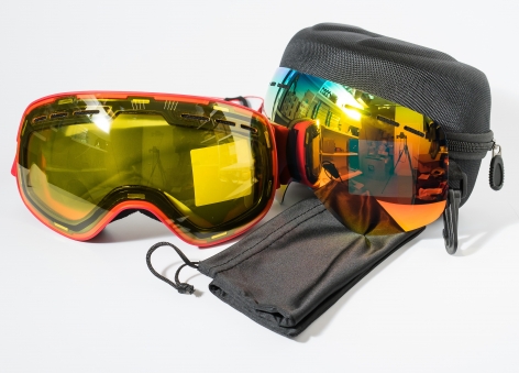 PAZZO Горнолыжная маска ITALIA Fuoco RED/RED/RED (22/23)