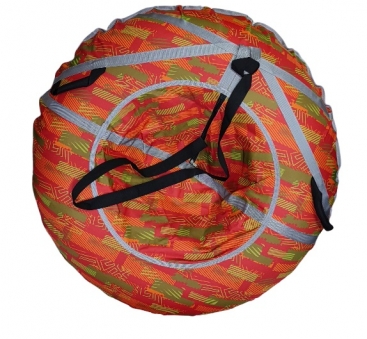 COURSE Надувные санки D110 см с рисунком, без камеры