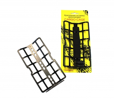PROTECT Крепление на вилку, CARGO CAGE, р-р 194х106х55 мм, цвет черный (777-100)