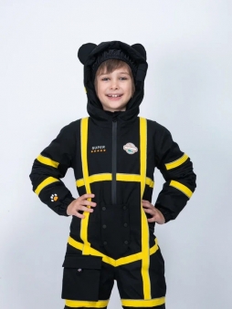 LUCKYBOO Комбинезон SPACE Series BLACK BEAR Размер M (116-128см) 23/24