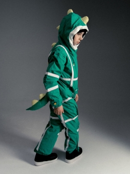 LUCKYBOO Комбинезон SPACE Series GREEN DINOSAUR Размер M (116-128см) 23/24