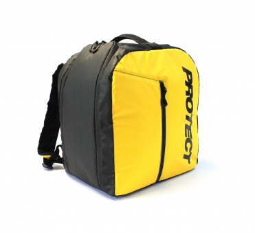 PROTECT Сумка-рюкзак для ботинок горнолыж., сноуборд+шлем+перчатки, цвет желтый принт (999-514)