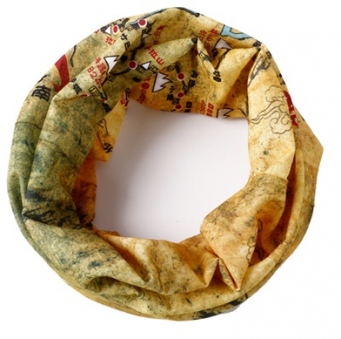 Crazy WEST BIKING Бандана, велосипедный шарф (см:48/24) ( E Map of China)