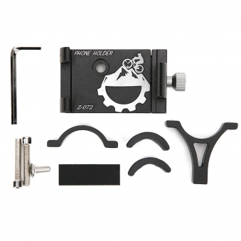 CRAZY Держатель для смартфона BG-072 алюминий черный