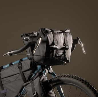 PROTECT Велосумка на руль, цвет темно серый, серия TRIP, р-р 290х290х115 мм (777-113)