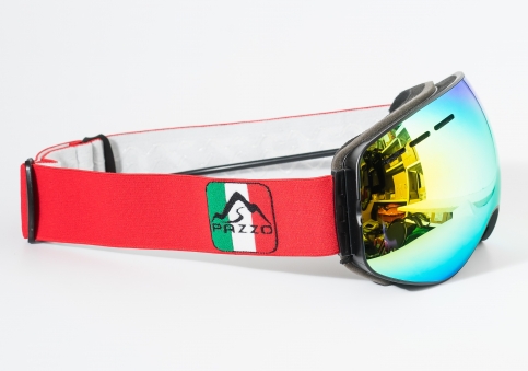 PAZZO Горнолыжная маска ITALIA Capriola BLUE/BLACK/RED (22/23)