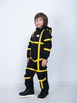 LUCKYBOO Комбинезон SPACE Series BLACK BEAR Размер M (116-128см) 23/24