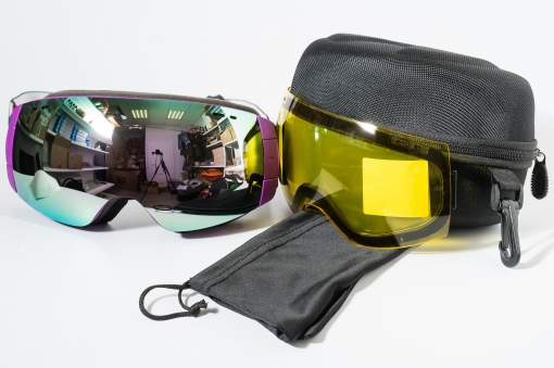 PAZZO Горнолыжная маска ITALIA Ultrofiolo SILVER/PURPLE/BLACK (22/23)