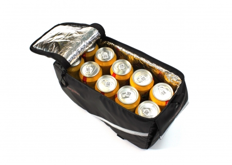 PROTECT Велосумка на багажник, ТЕРМО, р-р 35х22х15см, цвет черный. Серия CITY. TOURBIKE (777-127)