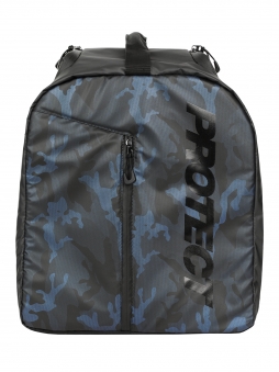 PROTECT Сумка-рюкзак для ботинок горнолыж., сноуборд. + шлем + перчатки, цвет синий принт (999-511)