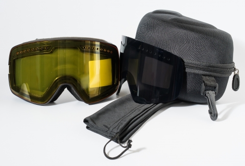 PAZZO Горнолыжная маска ITALIA Fumo BLACK/BLACK/BLACK (22/23)