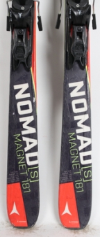 ATOMIC Горные лыжи Б/У Nomad Magnet 181 + Atomic 4-12 (126-73-106 R14.7)