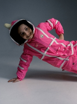 LUCKYBOO Комбинезон SPACE Series PINK DINOSAUR Размер M (116-128см) 23/24